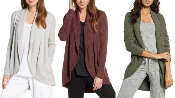 barefoot dreams petite cardigan